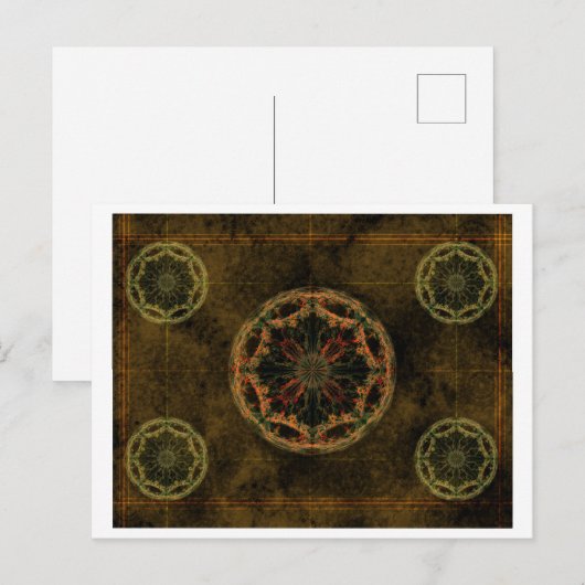 Alte Welt Postkarte (Vorne/Hinten)