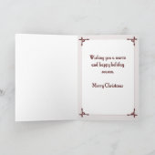 Alte Welt - Santa und Cherub Feiertagskarte (Innenseite)