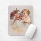Alte Welt - Santa und Cherub Mousepad (Mit Mouse)