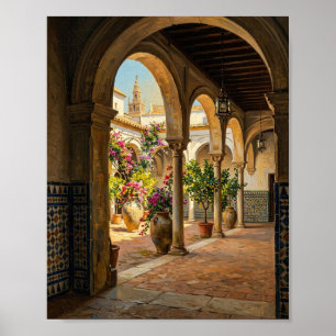 Alte Welt Sevilla Andalusischer Hof II Poster