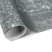 Alte Welt Traditionelle Weihnachten Geschenkpapier (Rolleneckpunkt)