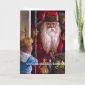 Alte Welt Weihnachten Grüße (Rückseite)