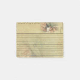 Alte Welt Weihnachtsmann und schlafende Kinder kle Post-it Klebezettel