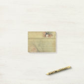 Alte Welt Weihnachtsmann und schlafende Kinder kle Post-it Klebezettel (Auf Schreibtisch)