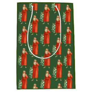 Alte Welt Weihnachtsmann Weihnachten Weihnachtsfei Mittlere Geschenktüte