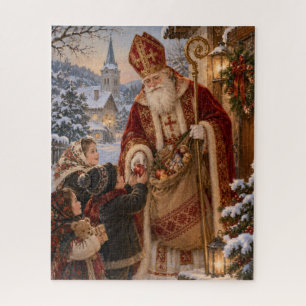 Alte-Welt-Weihnachtsrätsel St. Nikolaus Puzzle