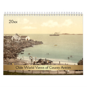Alte Weltansichten von County Antrim Kalender