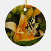 Alte WeltFrackschmetterling Keramik Ornament (Vorne)