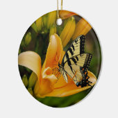 Alte WeltFrackschmetterling Keramik Ornament (Links)