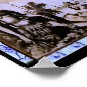 Alte Weltkarte 1 Poster (Ecke)