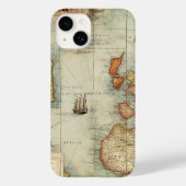 Alte Weltkarte Case-Mate iPhone Hülle (Rückseite)