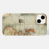 Alte Weltkarte Case-Mate iPhone Hülle (Rückseite (Horizontal))