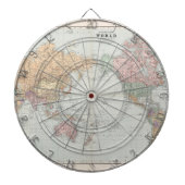 Alte Weltkarte Dartscheibe (vorne)