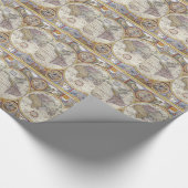 Alte Weltkarte Geschenkpapier (Ecke)