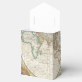 Alte Weltkarte Geschenkschachtel (Geöffnet)