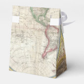 Alte Weltkarte Geschenkschachtel (Rückseite)