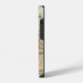 Alte Weltkarte iPhone Hülle (Linke Seite)