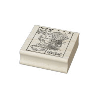 Alte Weltkarte Irlands KunstIllustration