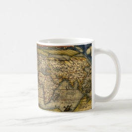 Alte Weltkarte Kaffeetasse
