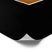 Alte Weltkarte Motivierend Poster (Ecke)