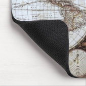Alte Weltkarte Mousepad (Ecke)