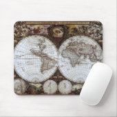 Alte Weltkarte Mousepad (Mit Mouse)