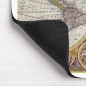 Alte Weltkarte Mousepad (Ecke)