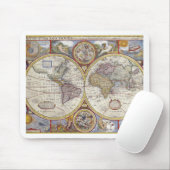 Alte Weltkarte Mousepad (Mit Mouse)