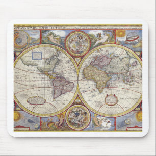 Alte Weltkarte Mousepad