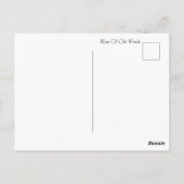 Alte Weltkarte Postkarte (Rückseite)