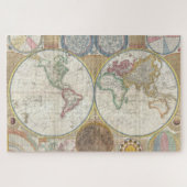 Alte Weltkarte Puzzle (Horizontal)