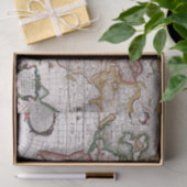 Alte Weltkarte Seidenpapier (Geschenk)