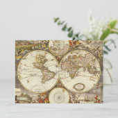 Alte Weltkarte von Frederick de Wit, c. 1680 (Stehend Vorderseite)