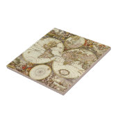 Alte Weltkarte von Frederick de Wit, c. 1680 Fliese (Seite)