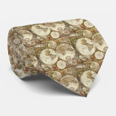 Alte Weltkarte von Frederick de Wit, c. 1680 Krawatte (Gerollt)