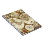 Alte Weltkarte von Frederick de Wit, c. 1680 Notizblock (Rechte Seite)