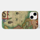 Alte Weltkarte von Hondius für Amerika Case-Mate iPhone Hülle (Rückseite (Horizontal))