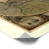 Alte Weltkarten - 16 Karten aus den Jahrhunderten Poster (Ecke)