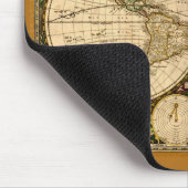 Alte Weltkarten-Geschenke Mousepad (Ecke)