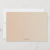 Alte Weltrahmen-Foto-Einladung Einladung (Rückseite)