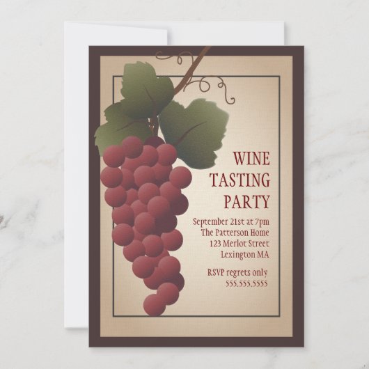 Alte Welttoskanisches Einladung (Vorderseite)