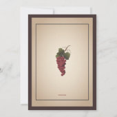 Alte Welttoskanisches Einladung (Rückseite)