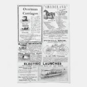 Alte Werbeanzeigen Geschirrtuch (Vertikal)