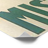 alte Werbekampagne Poster (Ecke)