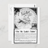 Alte Werbung: Für die Toilette meiner Dame Postkarte (Vorne/Hinten)