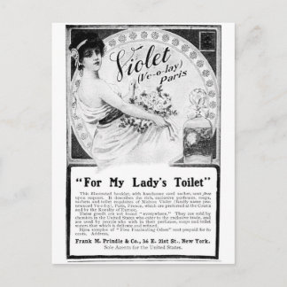 Alte Werbung: Für die Toilette meiner Dame Postkarte