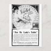 Alte Werbung: Für die Toilette meiner Dame Postkarte (Vorderseite)
