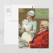 Alte Werbung Postkarte (Vorne/Hinten)