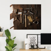 ALTE WERKZEUGE POSTER (Heimbüro)