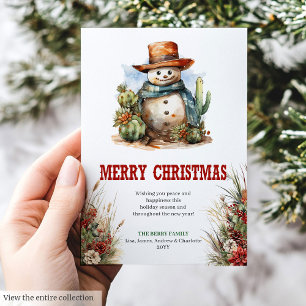 Alte West-Weihnachtsgrußkarte druckbar Feiertagskarte